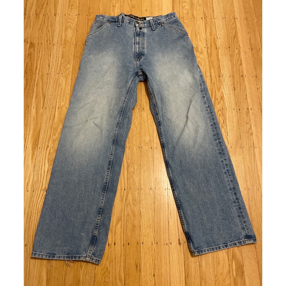 Nautica Mens Jeans Carpenter Utility Relaxed Fit 32x32 Blue